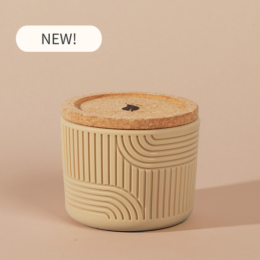 Sand Reusable Candle Jar