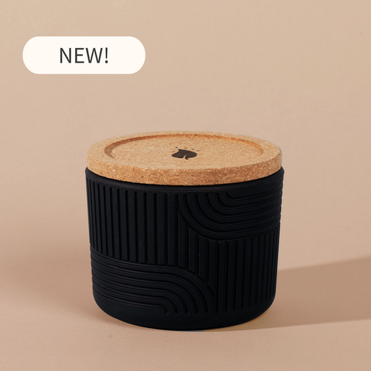 Charcoal Reusable Candle Jar