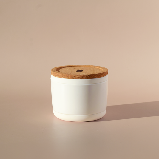 White Reusable Candle Jar