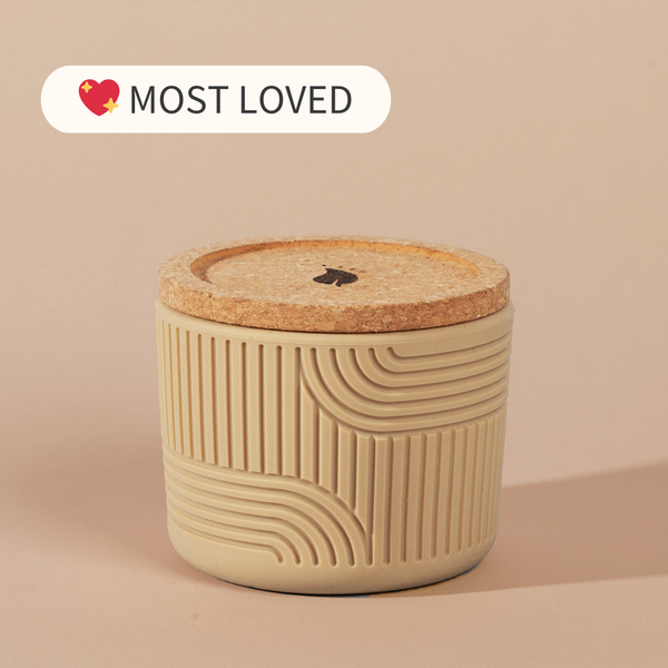 Sand Reusable Candle Jar