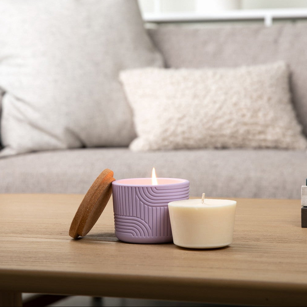 Lilac Reusable Candle Jar