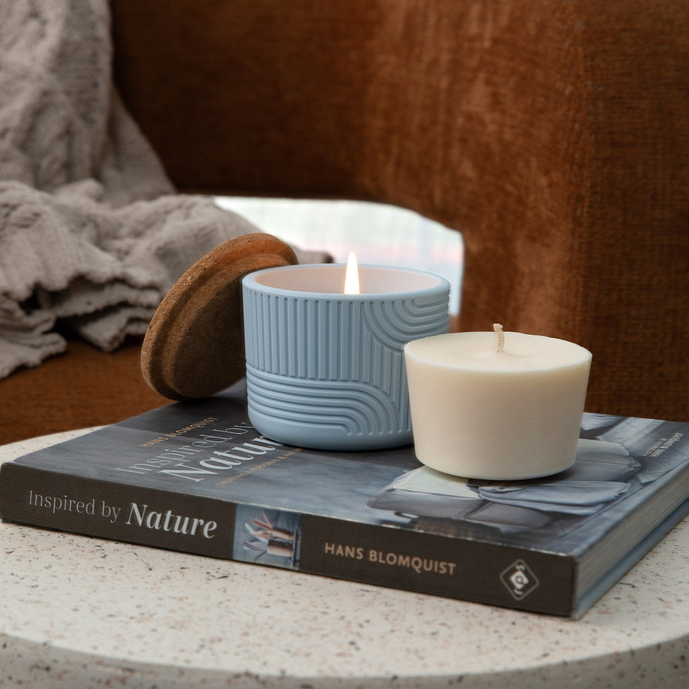 Sky Reusable Candle Jar