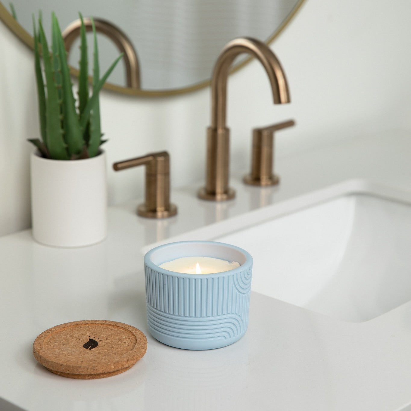 Sky Reusable Candle Jar